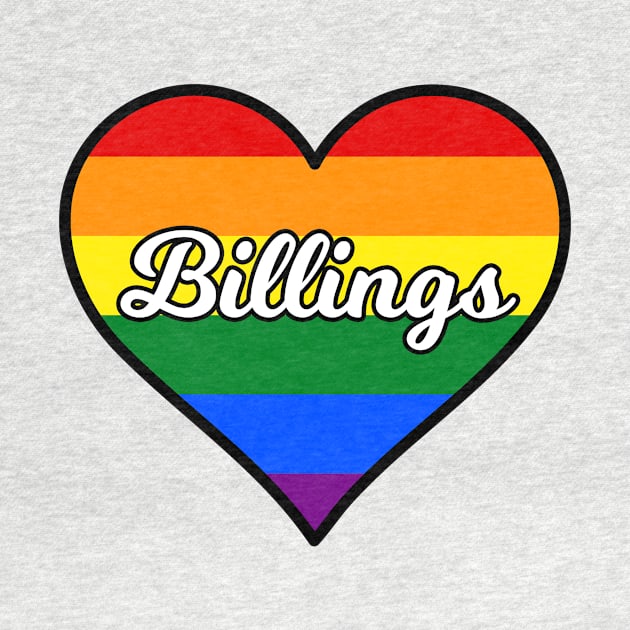 Billings Montana Gay Pride Heart by fearcity